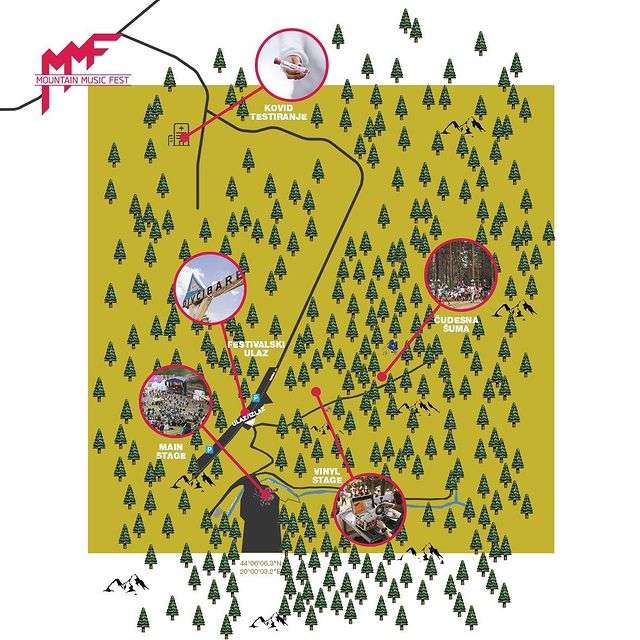 Mapa Festivala